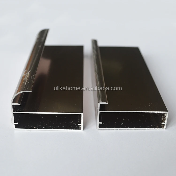 Aluminum Frame Profile Interior Doors Doors for Houses Slab Doors Kitchen Cabinet Door Frame