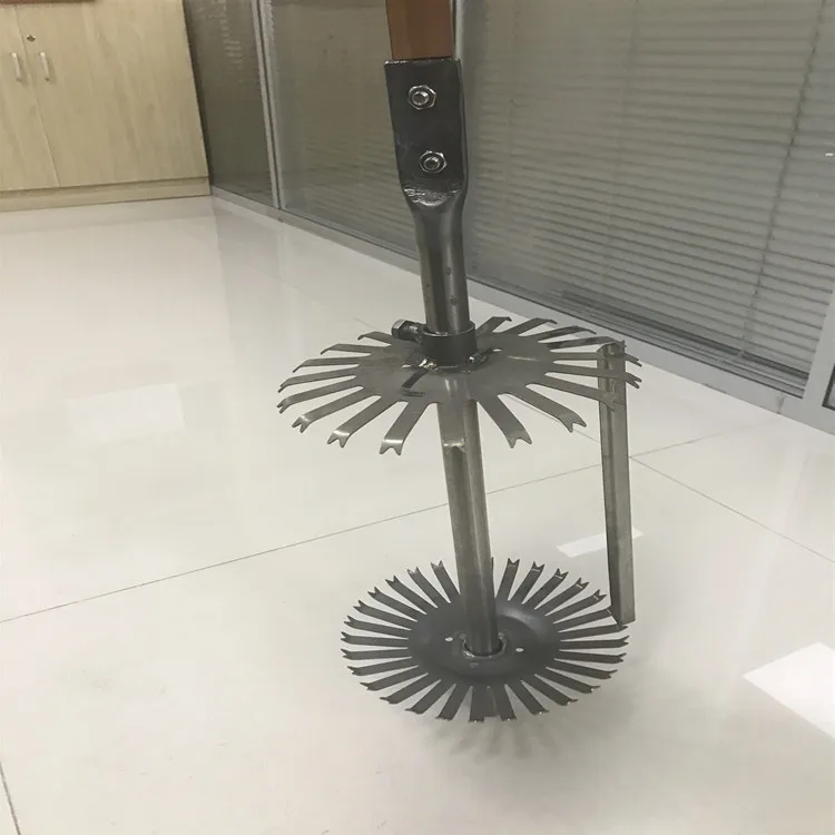 AATi Production Suitable Electroplating Titanium Pointed Split Finger Disc Anodizing Rack Titanium Jigs