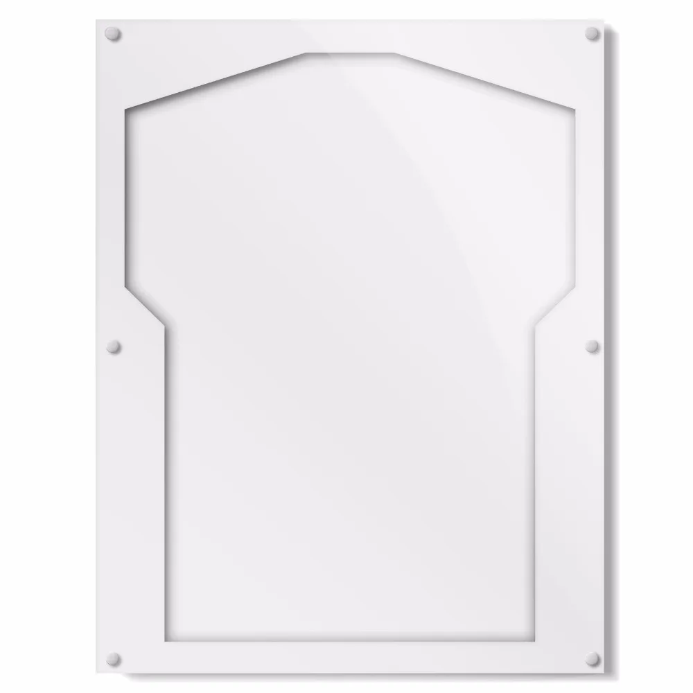 10pcs Custom Big Size Clear Color Wall Mount Acrylic Jersey T