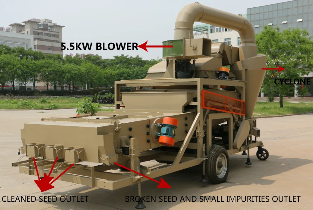 Soya Bean Cleaning Machine Gravity Table Separator Seed Processing Machine
