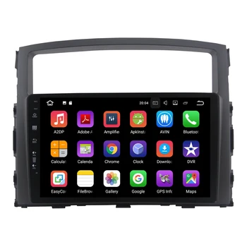 auto parts for mitsubishi pajero android car dvd with with 9 inch full touch screen