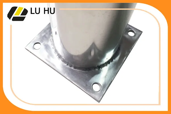Steel Lockable Road and Parking Pot Safety Traffic Sign Warning Bollards/ Barrier Posts Safety Bollards