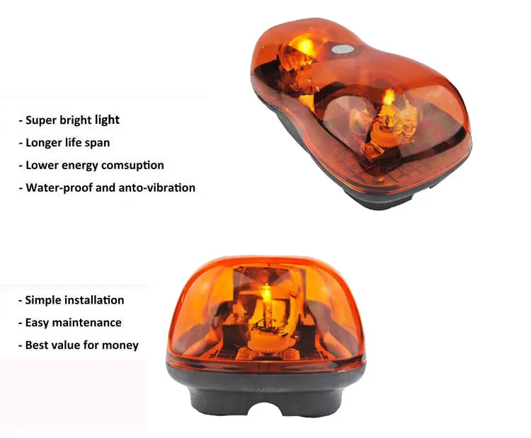 Truck Emergency Warning, R65 R10 Led SAE Emark Amber Truck Minibar ...