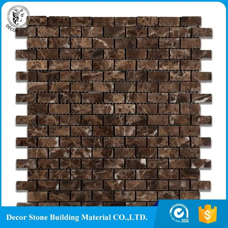 Marbre Fonce Emperador Roule Bebe Brique Mosaique Buy Le Marbre Fonce D Emperador A Degringole La Tuile De Mosaique De Brique De Bebe Marbre Fonce D Emperador A Degringole La Tuile De Mosaique De