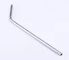silver straw in 6mm*21.5cm size-- bent