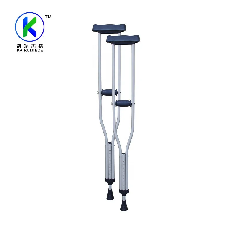Lightweight Aluminum Underarm Elbow Crutches Adjustable Elderly