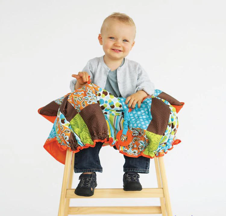 Детское корзина тележки крышка младенческой автоковрики ребенок портативный стульчик столовая ремни безопасности площадку для кормления защита