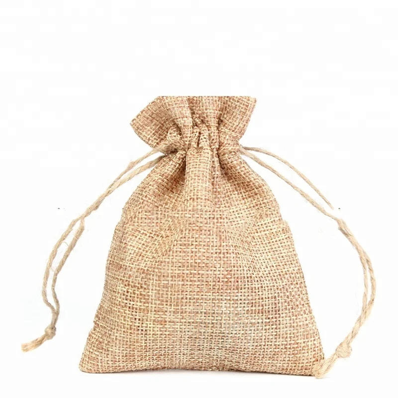 custom burlap pouch