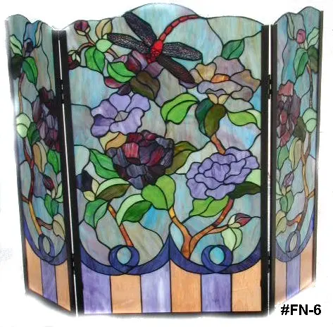 
Tiffany витражное стекло камина TFS-40342 