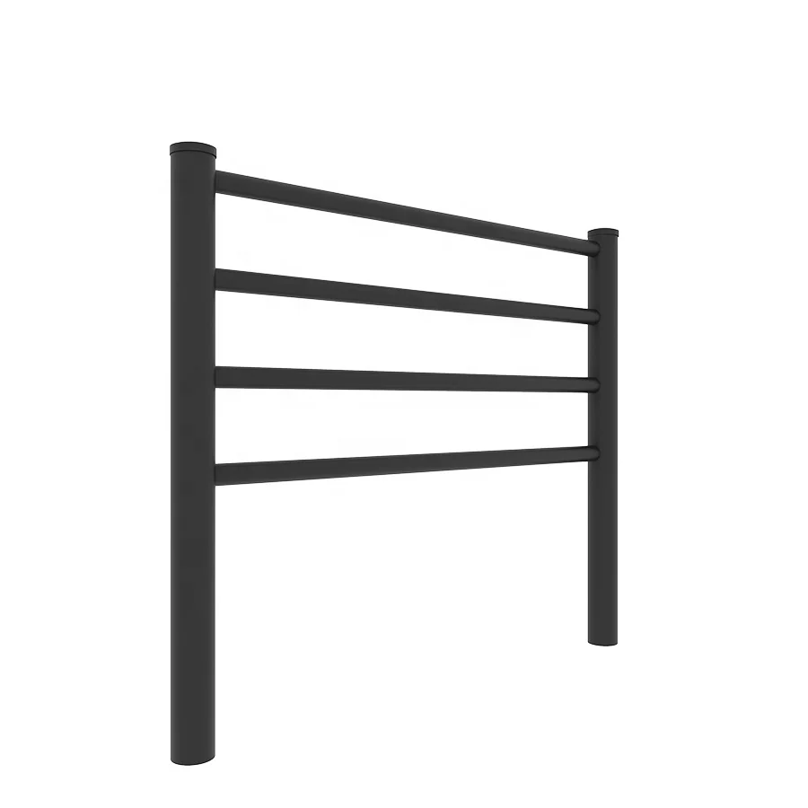 PVC Plastic Round Pipe Post and Rail Horse Fence for Farm Paddock Racing Track Equestrian Cattle