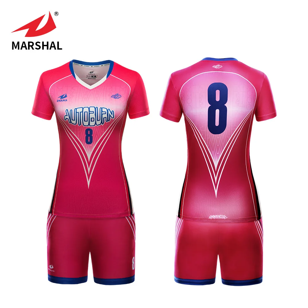 Source Custom Sublimated Printed Professional Womens Volleyball Shirts Kit  Uniforms Training Design Your Own Volleyball Jersey on m.