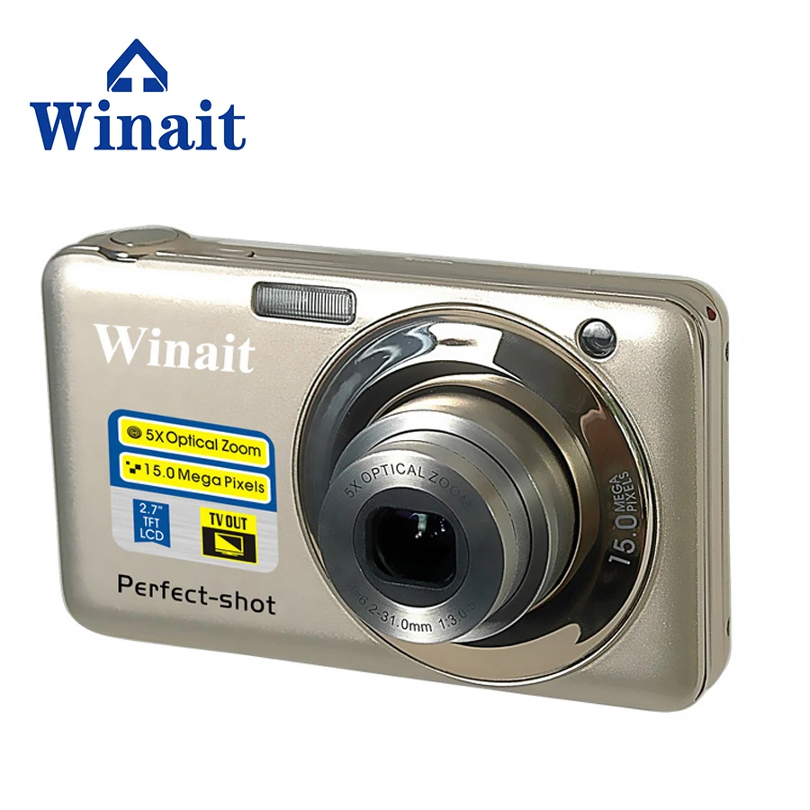 DC-V600 Mini Cheap 4x Digital Zoom Video Camera OEM Fluorescent Lamp Colorful Camera Anti- Red -eye Digital Camera Good Quality
