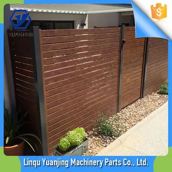 panneau-occultant-clôture-métallique-fer-arbre