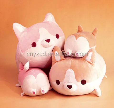 Kawaii Plush Toy Dog Corgis, Corgi Dog Plush Stuffed Toy