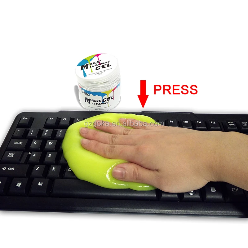 Magic Soft Sticky Clean Glue Gum Silica Gel for Computer Keyboard Car Cleaner
