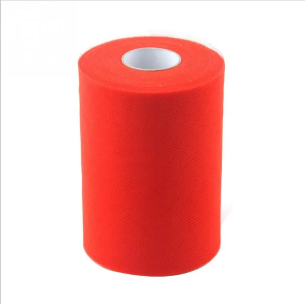 Сетчатая ткань для рукоделия 6 дюймов x 100 ярдов рулоны тюля из мягкого нейлона и полиэстера пачки