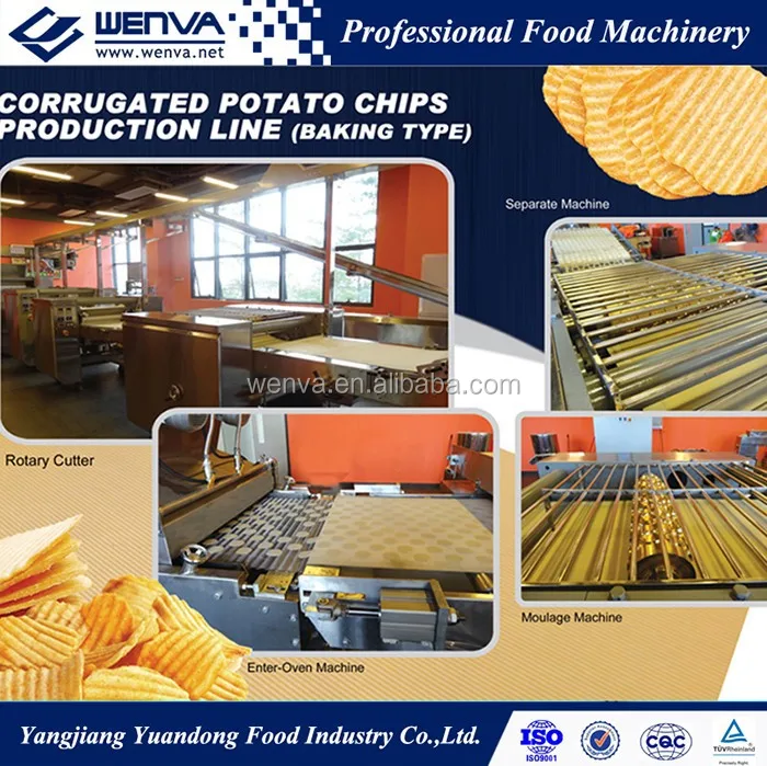 
Полностью автоматическая линия по производству нежареных картофельных чипсов для продажи по заводской цене 