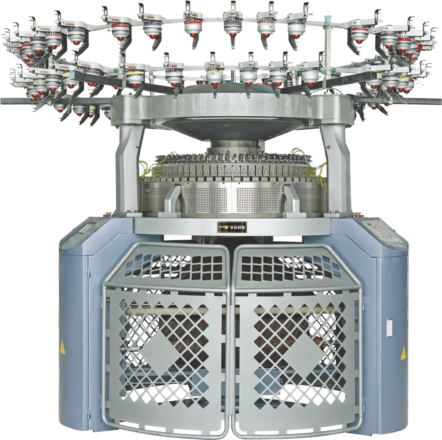 High-Speed Mini Single Jersey Circular Knitting Machine Automatic New for Flat Sweaters Garments Carpets Warp Double Motor