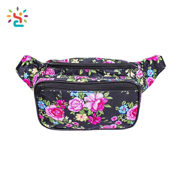 floral print fanny pack