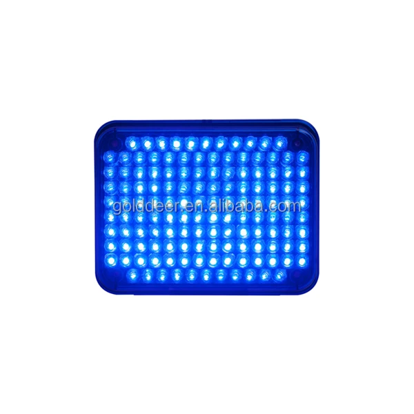 LEDの救急車のための警告灯表面マウントの正方形の周囲ライト青い信号