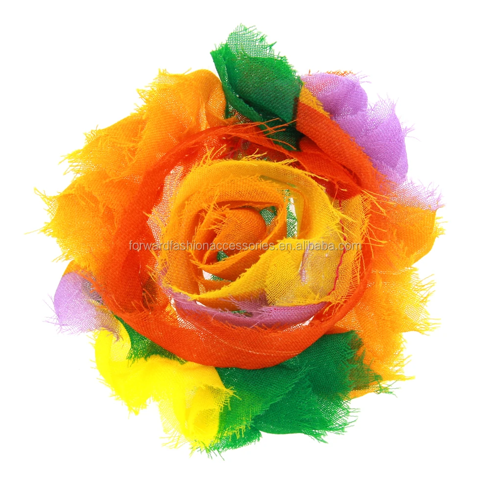 Высококачественные потертые шифоновые цветы ручной работы, аксессуары «сделай сам» для детских лент для волос