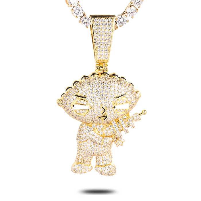6184PYM18015M 2.5” 💎💦#customjewellery #gioielli #hiphopjewelry