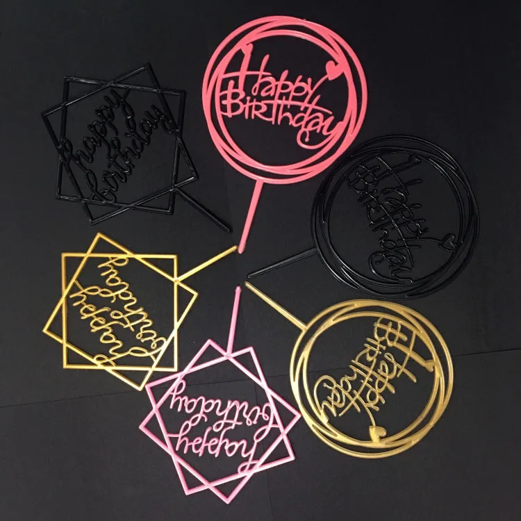 
 Оптовая продажа, акция, заводская цена, индивидуальный дизайн, акриловая лазерная резка, торт на день рождения  