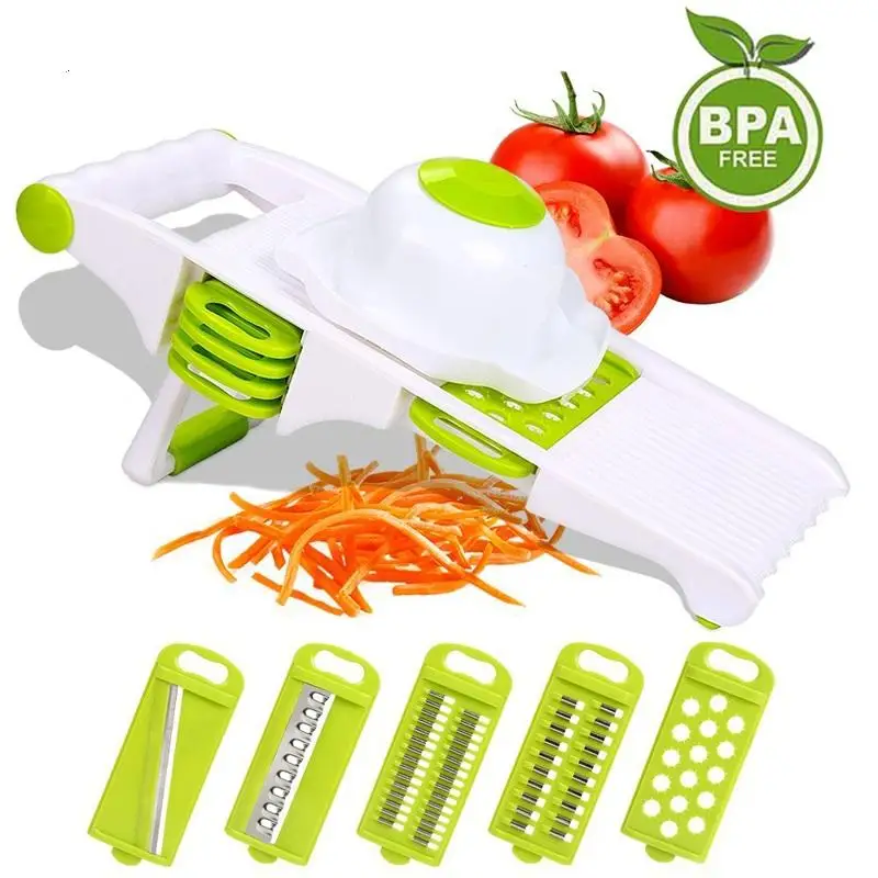 Wholesale Free Shipping Mandoline Slicer Manual Vegetable Cutter Potato  Slicer Carrot Grater Julienne Onion Dicer Kitchen Accessories Dire From  m.