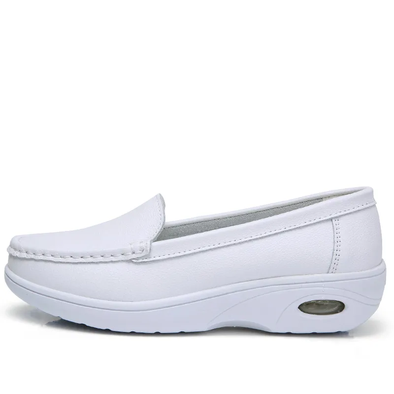 Больничная комфортная обувь MD sole недорогая Повседневная медицинская для медсестер нескользящая большого размера кормления на плоской