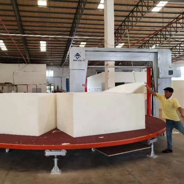 Horizontal Automatic Carrousel Foam Cutting Machine/Round Table Cutting Machine
