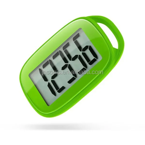 Fitness Large Display 3D Sensor Step Counter Walking Running 3D Simple Pedometer with Lanyard Activity Tracker