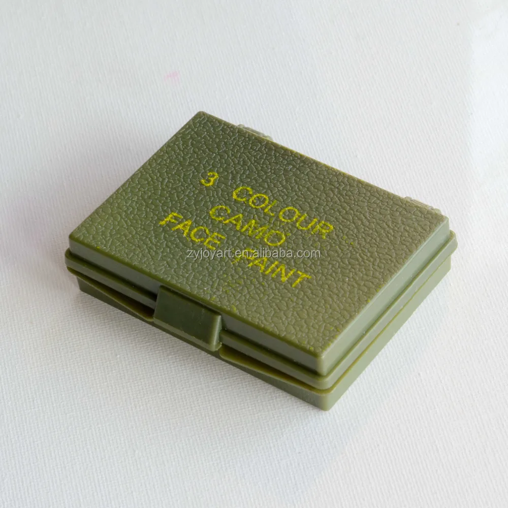 Оптовая продажа 3 вида цветов на масляной основе камуфляжной краски для лица экологически