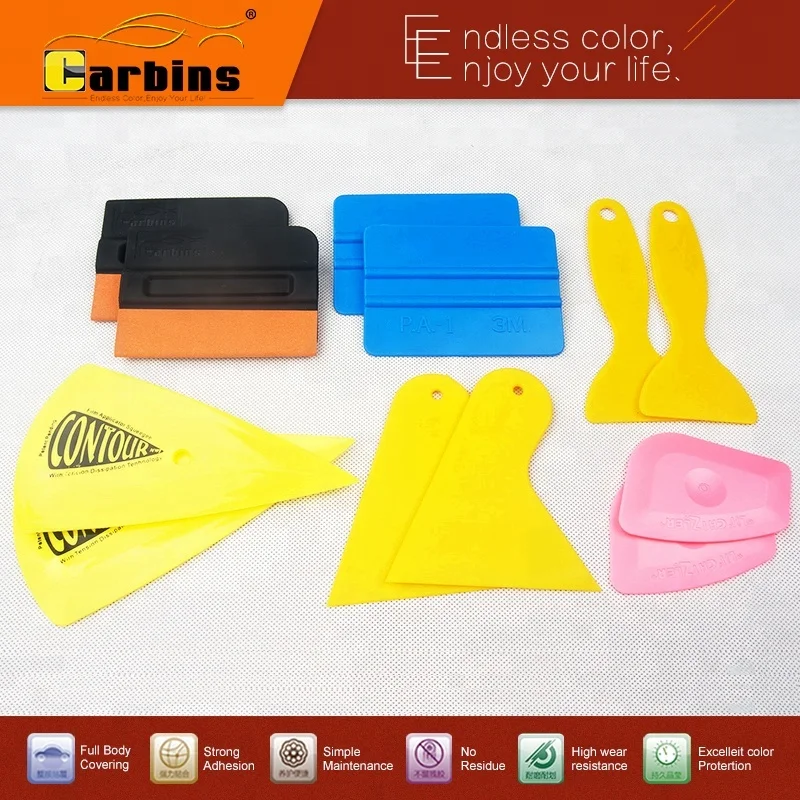 Triangle Shaped Plastic Squeegee for Car Vinyl Wrap Utility Tools Cheap Free Gift Selling