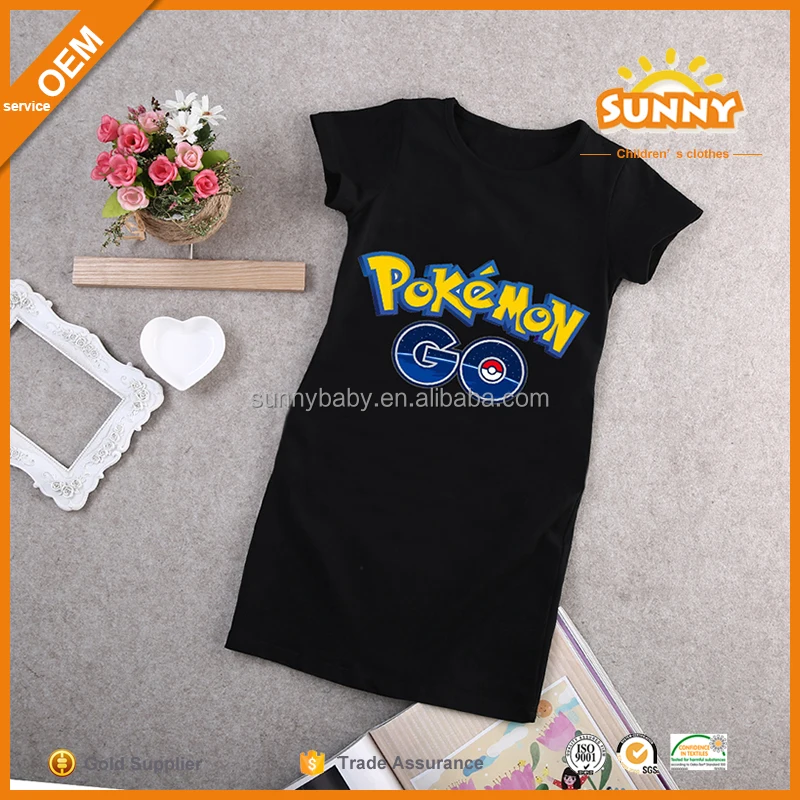 
Poke Мяч Pattern Дети Платье Платье Pokemon Дети Платье Платье 