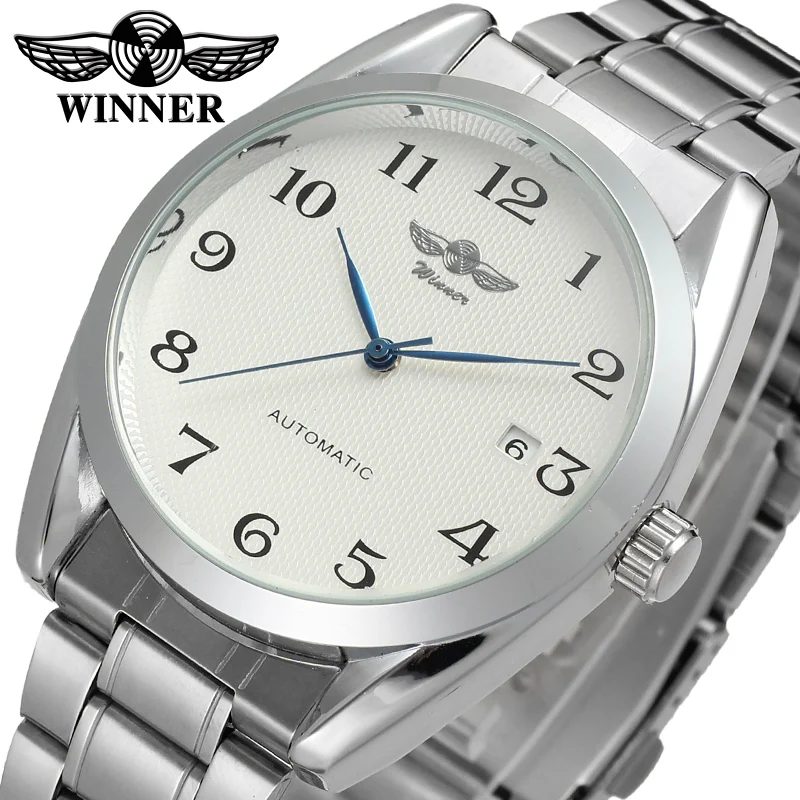 T-Winner Luxury Blue Analog Mechanical Watch