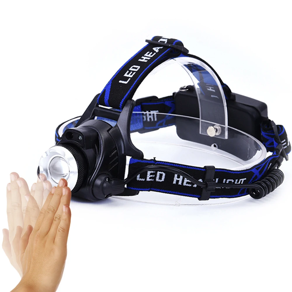 10W Motion Sensor High Power Led 300lm USB Rechargeable Outdoor Portable Light LED Sensor Headlamp For Camping