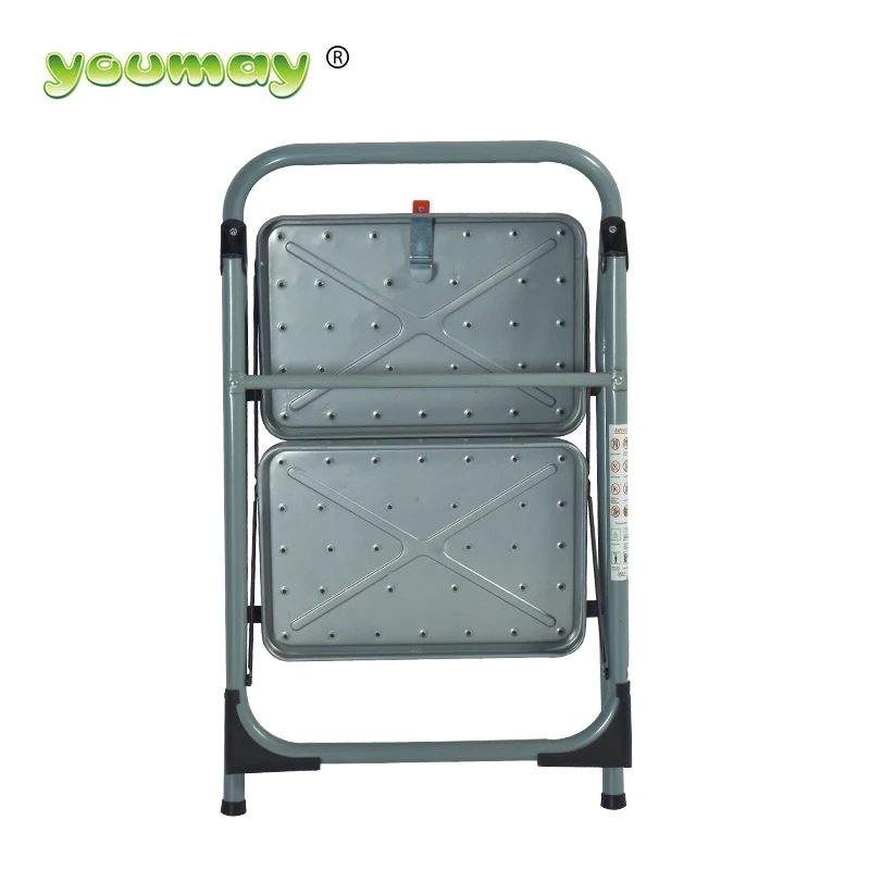 EN14183 Good Quality Step Stool 24cm Height Folding Step Steel Ladder