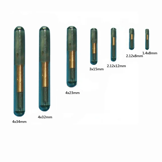 Sunbestrfid Implanted Rfid Glass Capsule Iso11784 Programmable Rfid Microchip Em4305 Animal Glass Tag 2.12x12