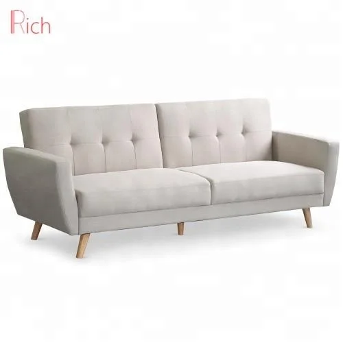 Modem Nordic Minimalist Style Home Living Room Furniture Wooden Legs Fabric Sofa Couch