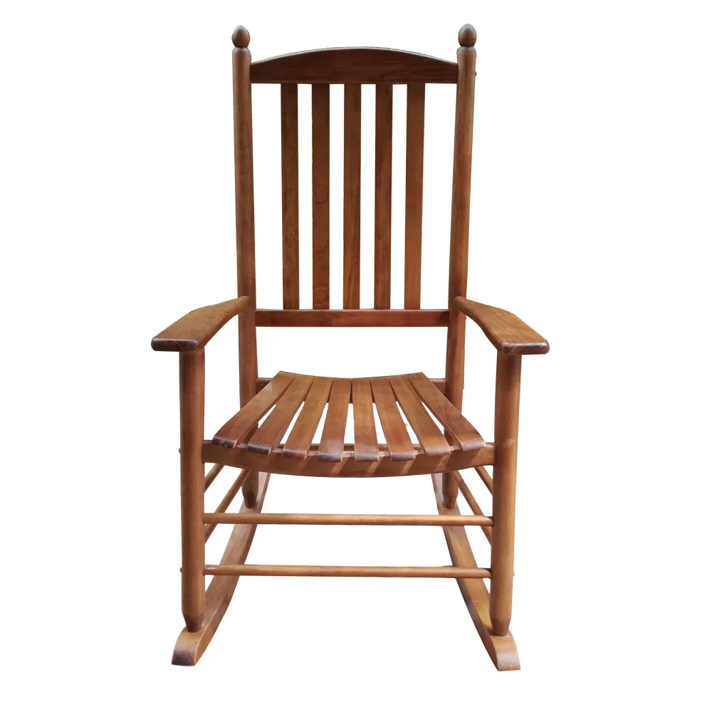wooden nursery rocking chair
