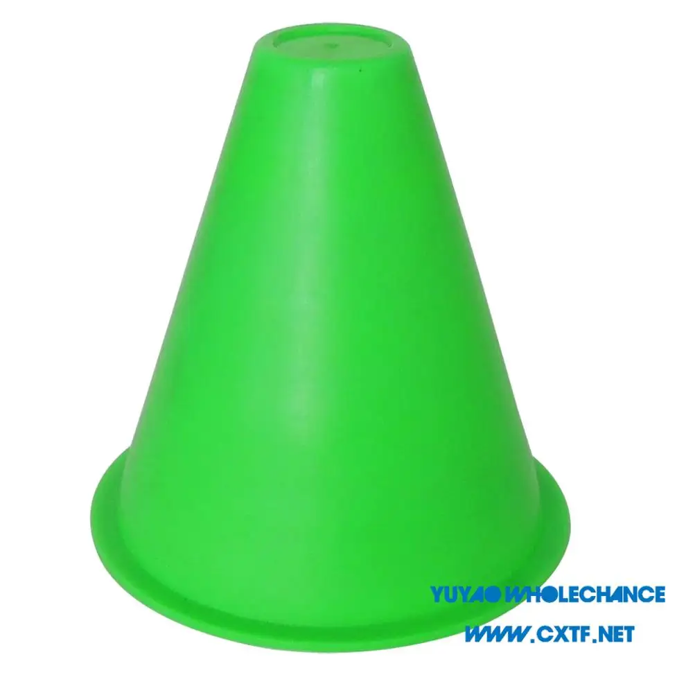 3 Inch Roller Skating Cone Marker Slalom Poles Gold Supplier