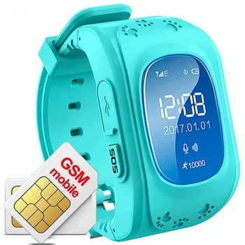 Android IOS Anti Lost SOS Kids Tracker Children's Smartwatch Q50 Q60 Q100 Q90 GPS Smart Watch Phone