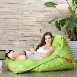 Summer customization indoor and outdoor bean bag chair waterproof pool triangle chair Bean Bag NO 3