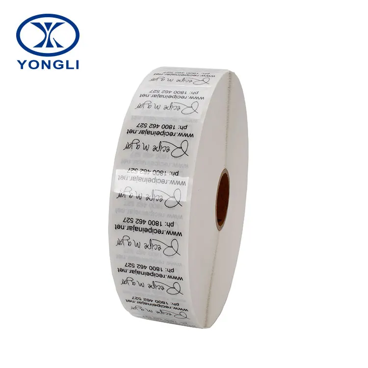 透明な機能印刷カスタムダイカットロールビニールステッカー、透明な 