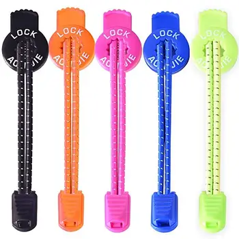 No Tie Shoelaces Elastic Lock Shoe Laces Silicone Shoelaces for Running Shoes