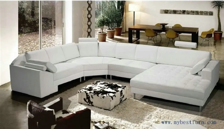 Free Shipping Extra Large Size U shaped Villa couch