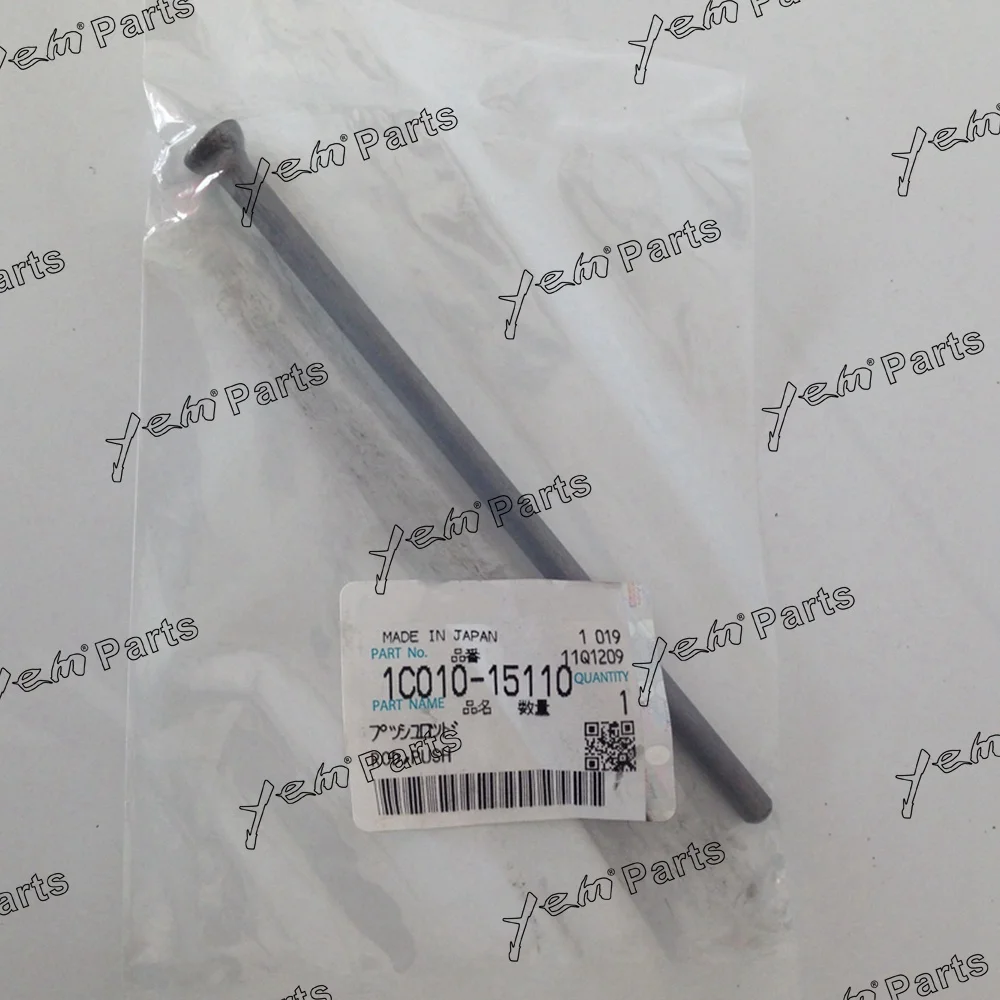 For KUBOTA V3300T V3300 Valve Guide Seat Push Rod Valve Tappet Push Rod 1C010-15110