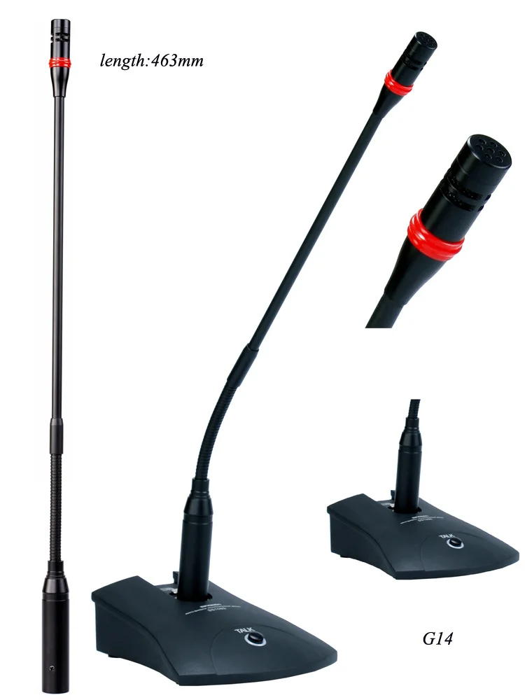 SINGDEN Noise Canceling Electret Condenser Microphone Gooseneck Microphone