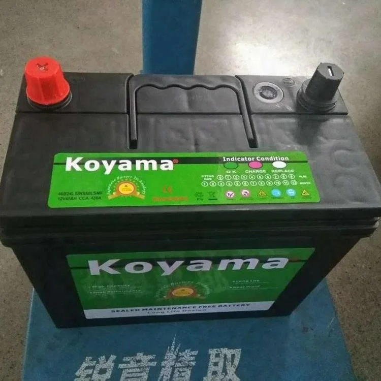 KOYAMA 12V 45Ah NS60LS MF автомобильный аккумулятор 46B24LS автомобильного