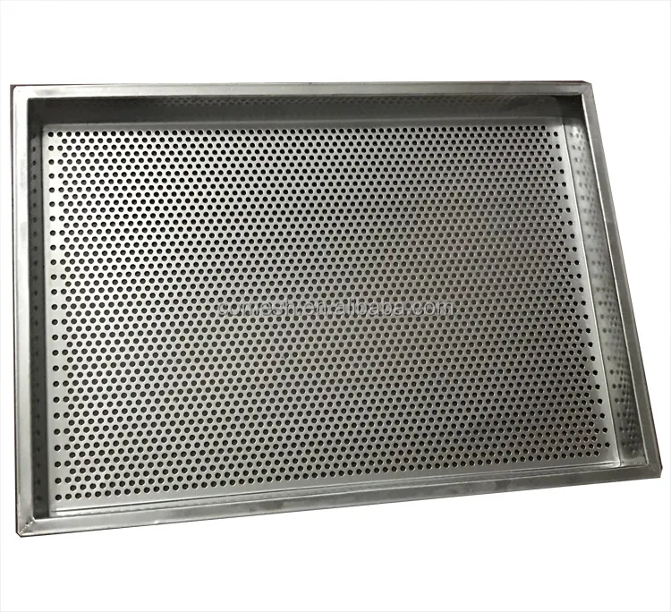 Perforated Baking Tray for Bread Baking Stainless Steel Perforated Metal Baking Sheet Pan